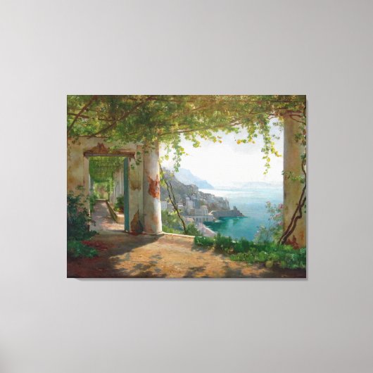 Toile Aagaard Loggia Amalfi Italy Painting (Recto)