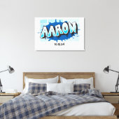 Toile Aaron Your Graffiti Nom Brick Wall Se connecter Bu (Insitu(Chambre))