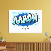 Toile Aaron Your Graffiti Nom Brick Wall Se connecter Bu (Insitu(Salon))