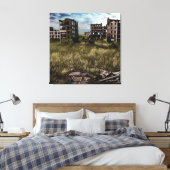 Toile Abandonné | Art Apocalyptique Post Urbain (Insitu(Chambre))