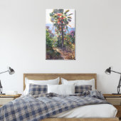 Toile Abbott Fuller Graves Vins à fleurs sur palmier (Insitu(Chambre))