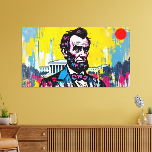TOILE ABE LINCOLN (Insitu(Salon))