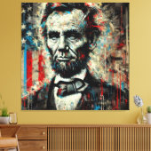 TOILE ABE LINCOLN 16E PRÉSIDENT DES ÉTATS-UNIS 12 (Insitu(Salon))