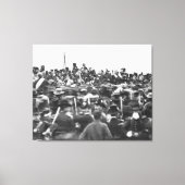 Toile Abe Lincoln Gettysburg Adresse : Fin de la guerre  (Recto)