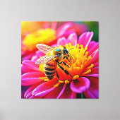 Toile Abee en effervescence sur la conception de la fleu (Recto)