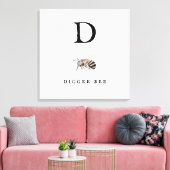 Toile Abeille à Digger "D" (Insitu(Salon))