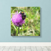 Toile Abeille en bulle (Insitu (Plancher de Bois))