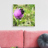 Toile Abeille en bulle (Insitu(Salon))