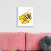 Toile Abeille en fleurs (Insitu(Salon))