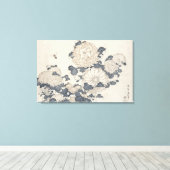 Toile Abeille et chrysanthèmes (Insitu (Plancher de Bois))