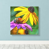 Toile Abeille et Fleurs (Insitu (Plancher de Bois))