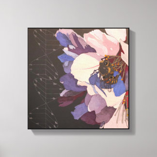 Toile Abeille et lumière polarisée