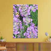 Toile Abeille sur fleur de lavande (Insitu(Salon))