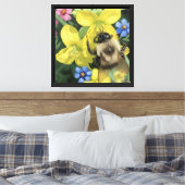Toile Abeille sur fleur jaune (Insitu(Chambre))