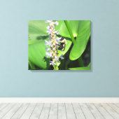 Toile Abeille sur une fleur (Insitu (Plancher de Bois))