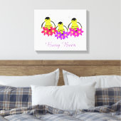 Toile Abeilles affairées fantaisistes (Insitu(Chambre))