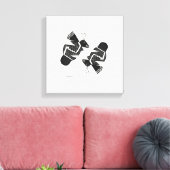 Toile Abeilles anciennes : dessin à encre (Insitu(Salon))