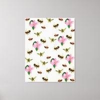 Abeilles et bourdons & fleurs de fruits