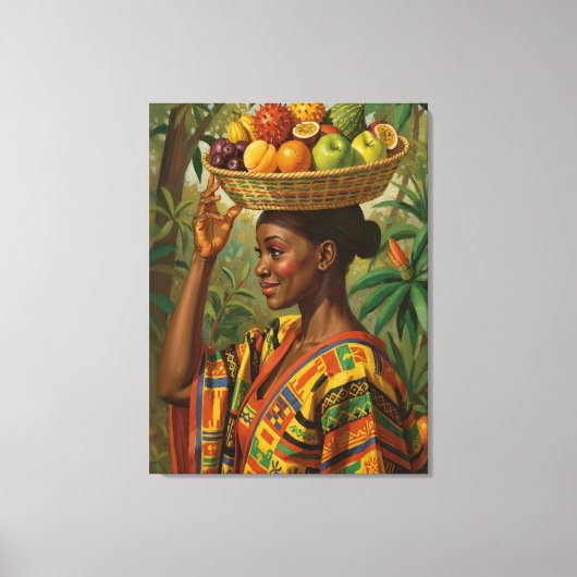 Toile « Abeni », son propre fruit – célébration de l'his (Recto)