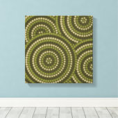 Toile Aboriginal dot painting (Insitu (Plancher de Bois))