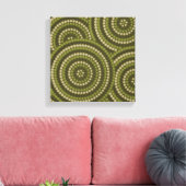 Toile Aboriginal dot painting (Insitu(Salon))