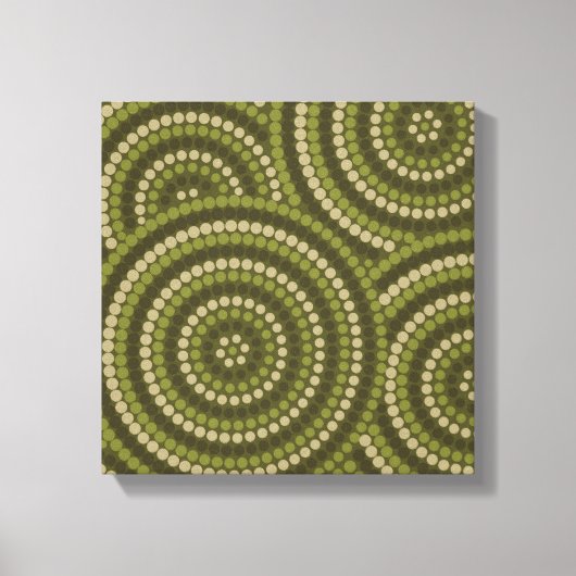 Toile Aboriginal dot painting (Recto)