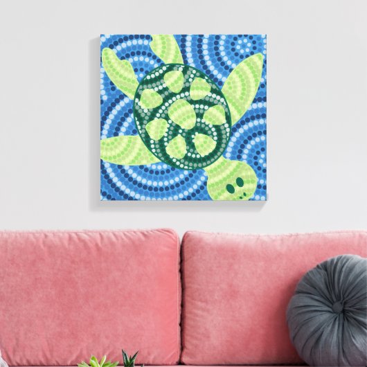 Toile Aboriginal turtle (Insitu(Salon))