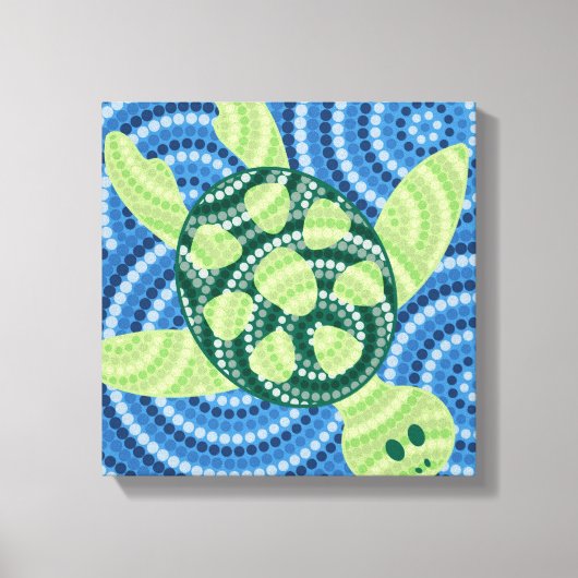 Toile Aboriginal turtle (Recto)