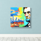 TOILE ABRAHAM LINCOLN 6 (Insitu (Plancher de Bois))