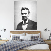 Toile ABRAHAM LINCOLN Daguereotype par Alexander Gardner (Insitu(Chambre))
