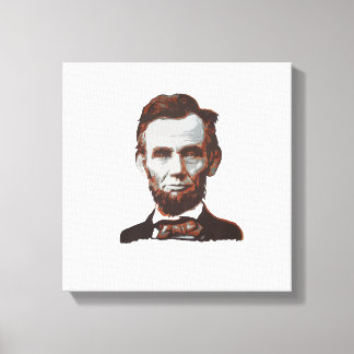 Toile Abraham Lincoln peint à la main par Mark Elsen