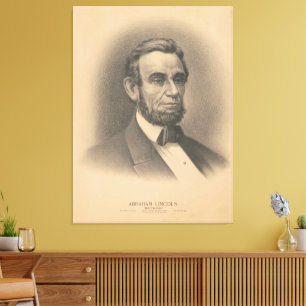 Toile Abraham Lincoln, « Sauveur de son pays »