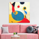 Toile Abréviation moderne colorée #4 (Insitu(Salon))