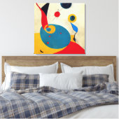 Toile Abréviation moderne colorée #4 (Insitu(Chambre))