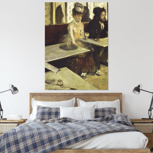 Toile Absinthe Drinker ou L'Absinthe by Edgar Degas (Insitu(Chambre))