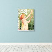 Toile Absinthe Robette 1896 Poster vintage restauré (Insitu (Plancher de Bois))