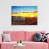 Toile Absolument beau poème funéraire d'éloge funèbre (Insitu(Salon))