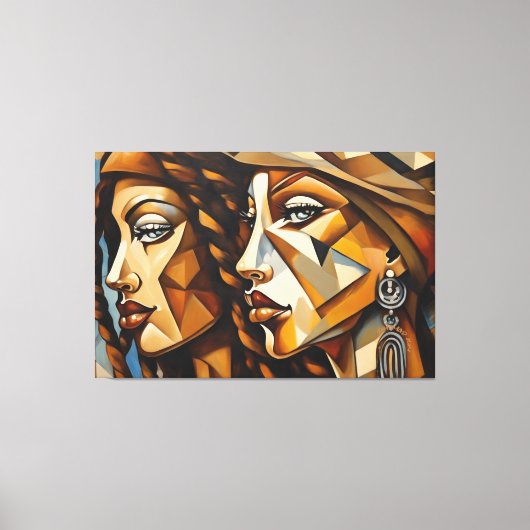 Toile ABSTR_24-015, Cubisme (Recto)