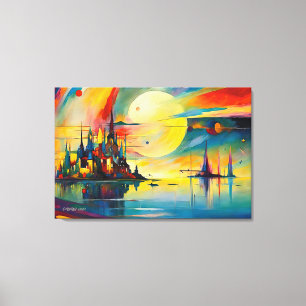 Toile ABSTR_24-038, Imaginaire Gallery Art,