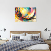 Toile ABSTR_24-040, Galerie d'art Abstraite (Insitu(Chambre))