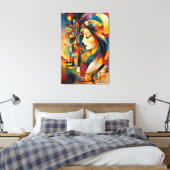 Toile ABSTR_24-043, Galerie Abstraite Art (Insitu(Chambre))