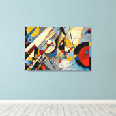 Toile ABSTR_24-057, Galerie Abstraite Art (Insitu (Plancher de Bois))