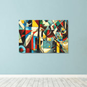 Toile ABSTR_24-058, Galerie Abstraite Art (Insitu (Plancher de Bois))