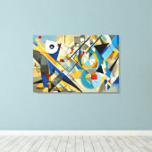 Toile ABSTR_24-059, Galerie Abstraite Art (Insitu (Plancher de Bois))