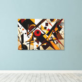 Toile ABSTR_24-060, Galerie d'art Abstraite (Insitu (Plancher de Bois))