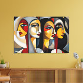 Toile ABSTR_24-087, Galerie Abstraite Art (Insitu(Salon))