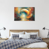 Toile ABSTR_24_100, Galerie d'art Abstraite (Insitu(Chambre))