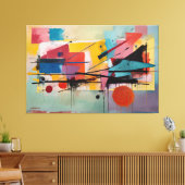 Toile ABSTR_25-048 Tableaux d'art Abstraits Imprimer (Insitu(Salon))