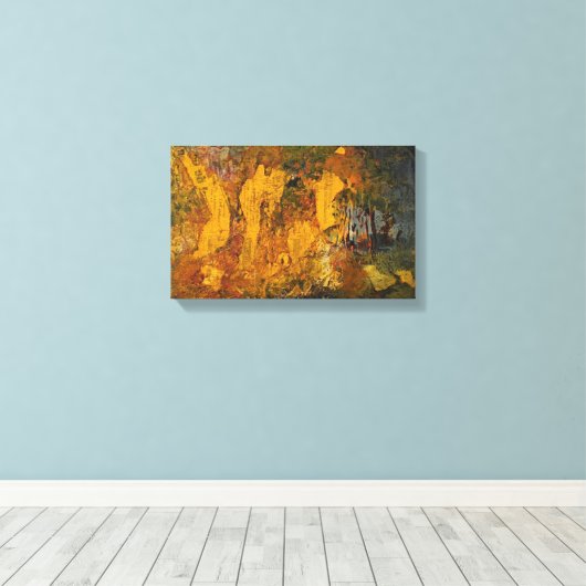 Toile Abstraccion 1 (Insitu (Plancher de Bois))