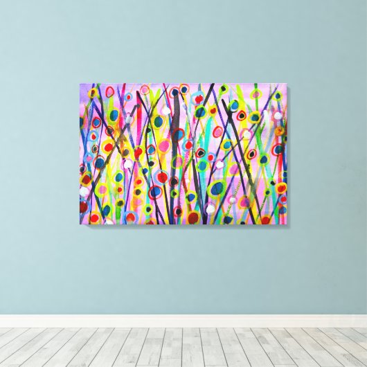 Toile abstract (Insitu (Plancher de Bois))